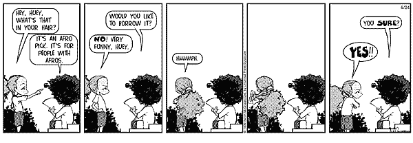 the boondocks comic strips